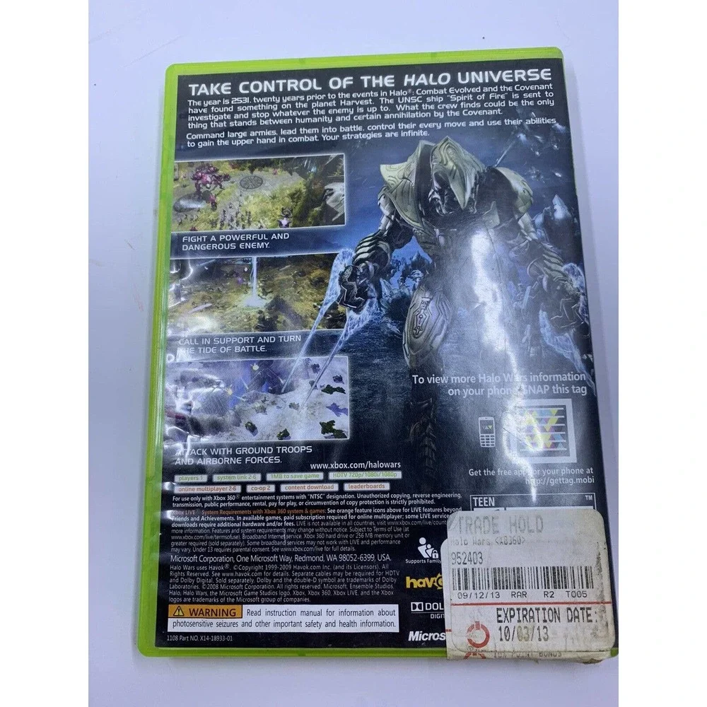 Halo Wars (Microsoft Xbox 360, 2009) Tested
